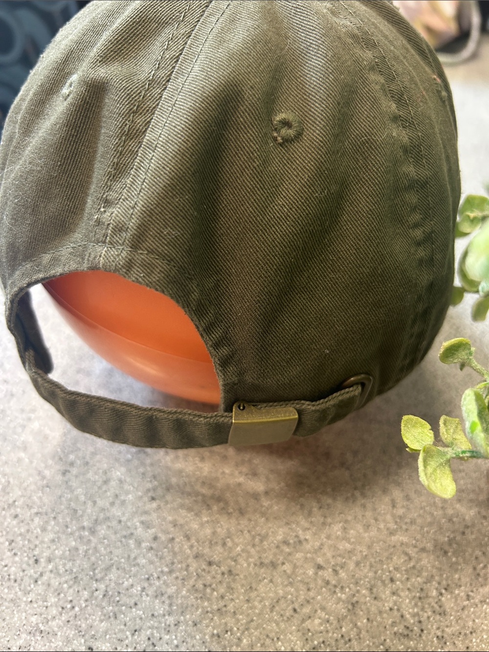 CC Olive Green Crystal CC Logo Cap - Picture 3 of 4